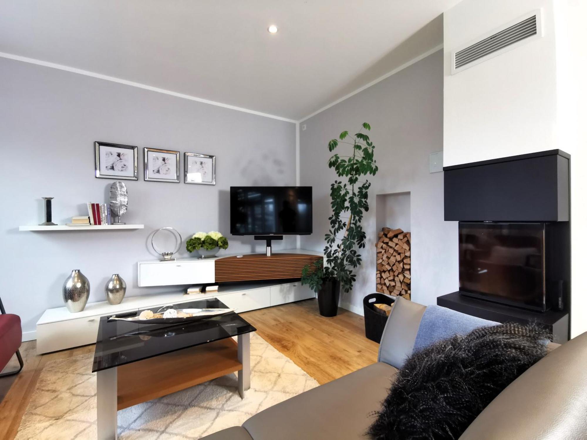 Bohnapartments Luxury Villa Berlin - 210Qm - Wintergarten - Kamin - 4 Kostenlose Parkplaetze - 6 Schlafzimmer - Neubau - Luxusausstattung Birkenwerder Exteriör bild