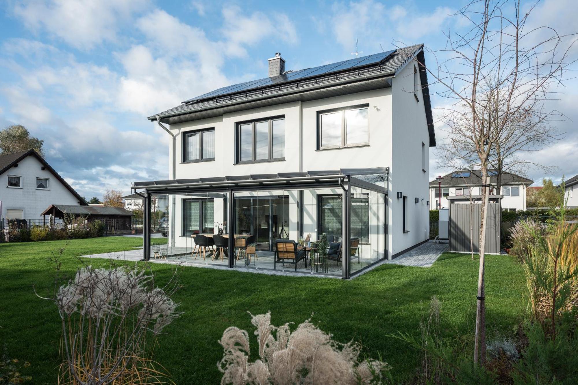 Bohnapartments Luxury Villa Berlin - 210Qm - Wintergarten - Kamin - 4 Kostenlose Parkplaetze - 6 Schlafzimmer - Neubau - Luxusausstattung Birkenwerder Exteriör bild